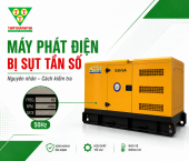 Máy phát điện bị sụt tần số khi đóng tải