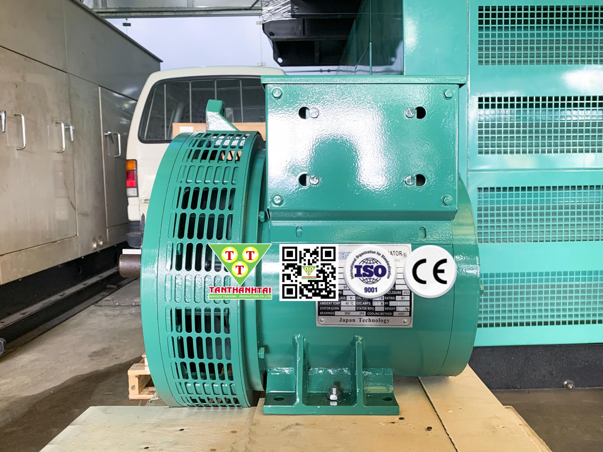 Đầu phát điện 10kVA - 1 pha 2 bạc đạn