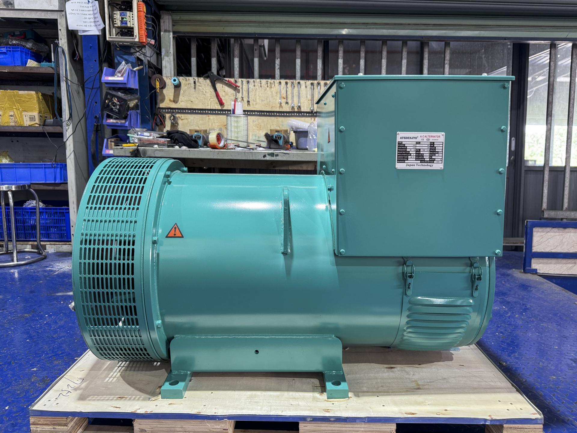 Đầu phát điện 400kVA - 3 pha 1 bạc đạn
