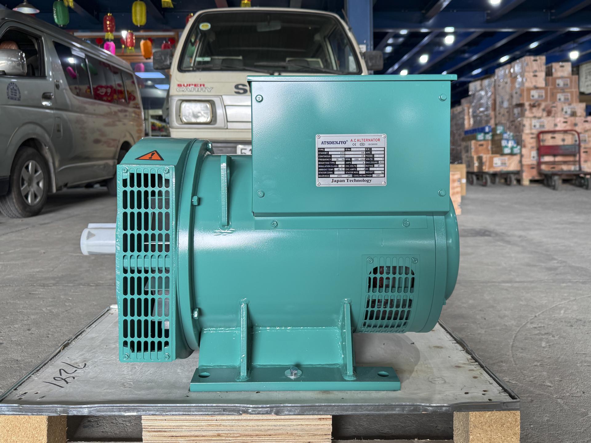 Đầu phát điện 50kVA - 3 pha 2 bạc đạn