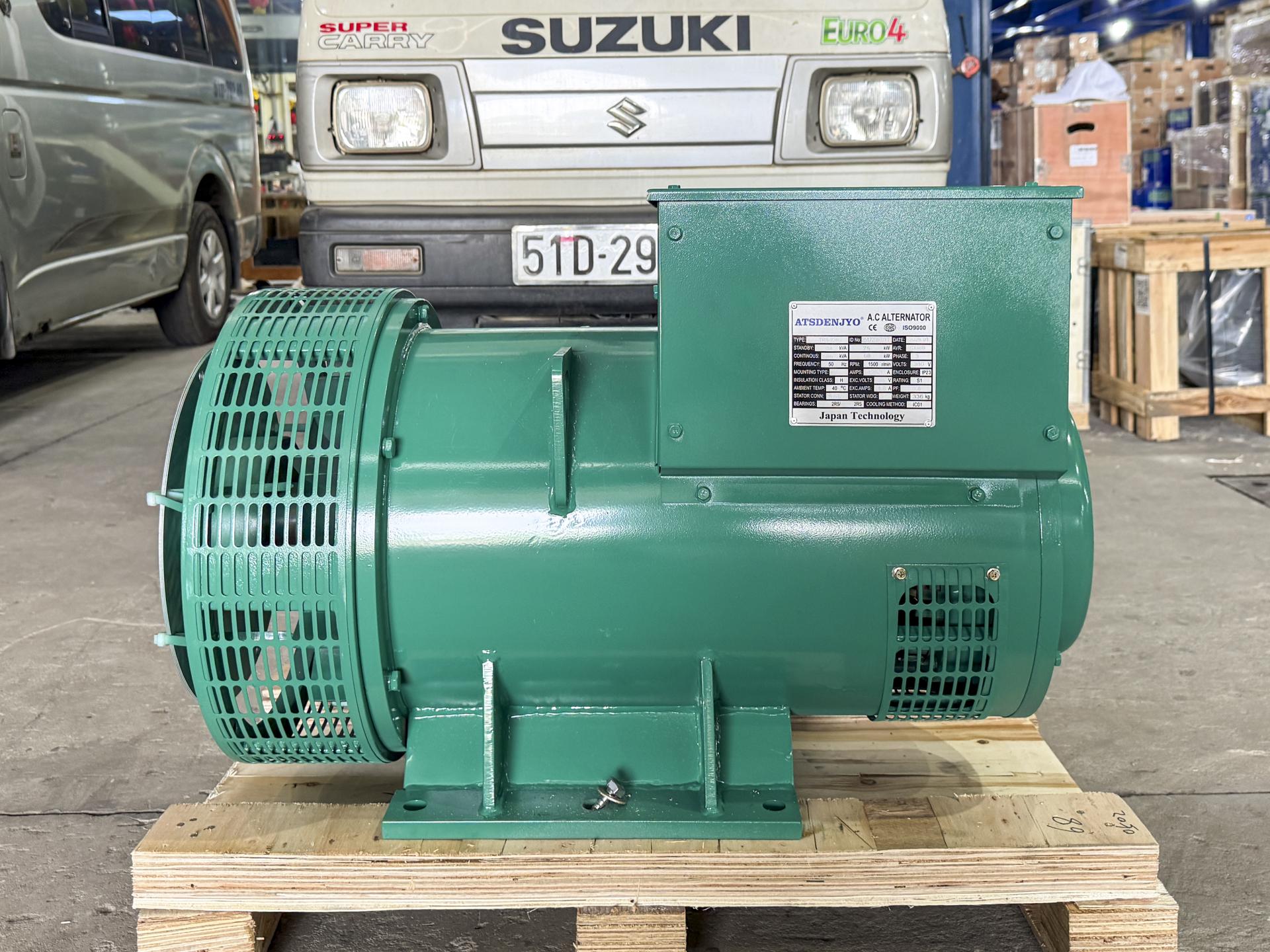 Đầu phát điện 85kVA - 3 pha 1 bạc đạn