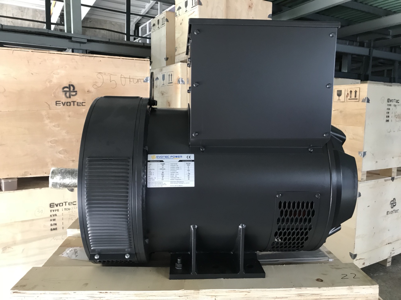 Đầu phát điện EVOTEC 300KVA