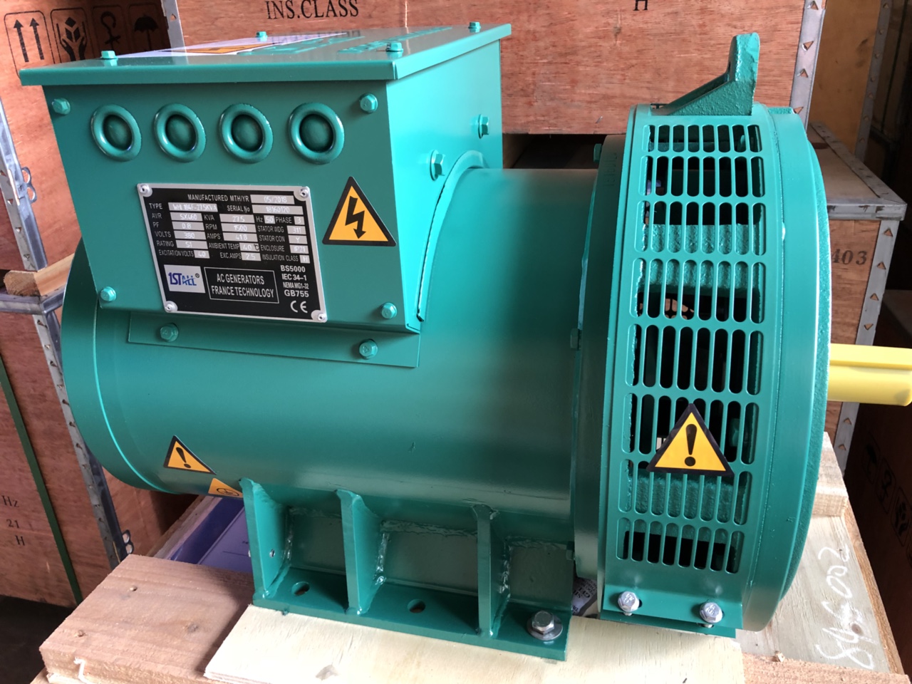 Đầu phát điện không chổi than 27.5KVA - Thông số kỹ thuật của đầu phát 3 pha