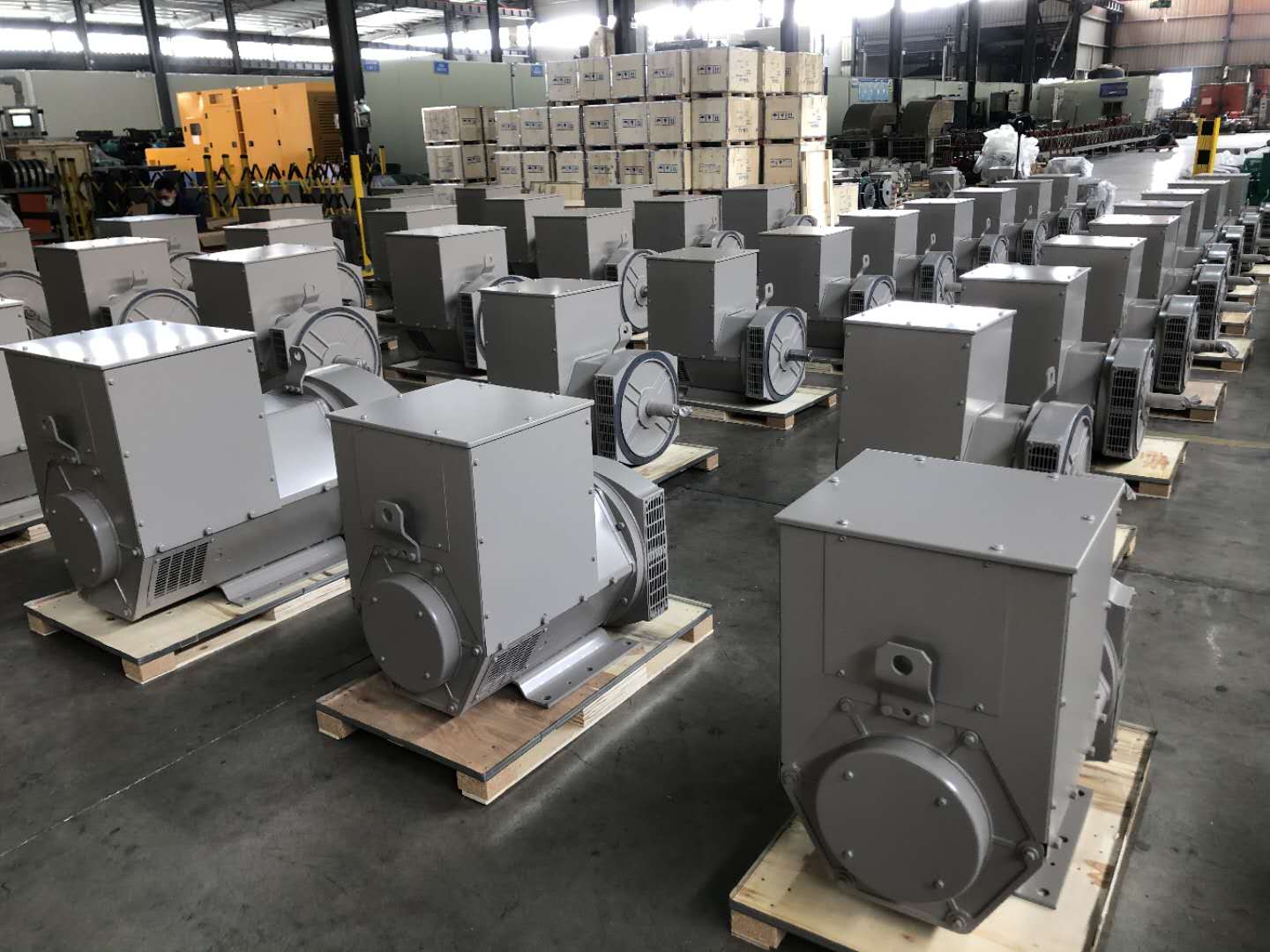 Đầu phát điện không chổi than thân lục giác