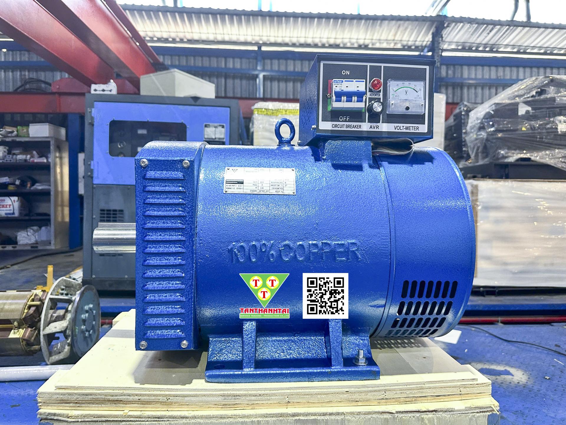 Đầu phát điện STC 20kw - 3 pha 2 bạc đạn