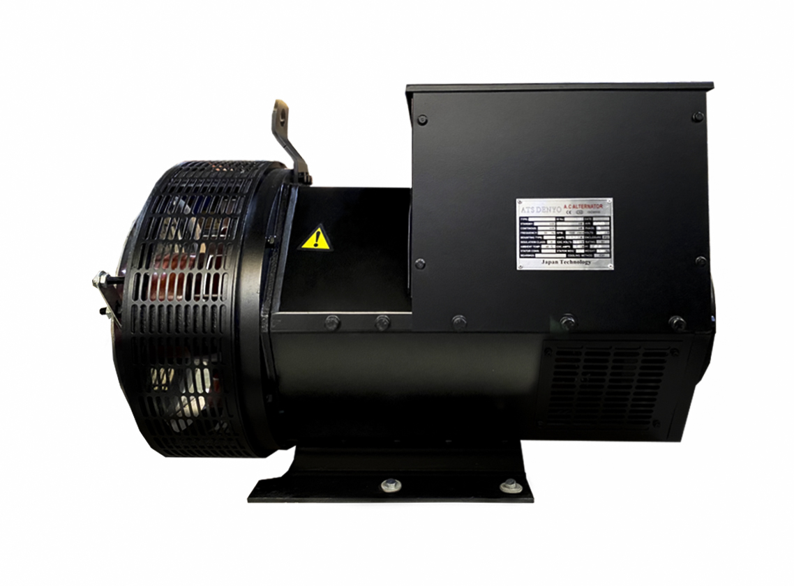 Đầu phát điện thân lục giác - 300 Kva - 1 bạc đạn 3 pha