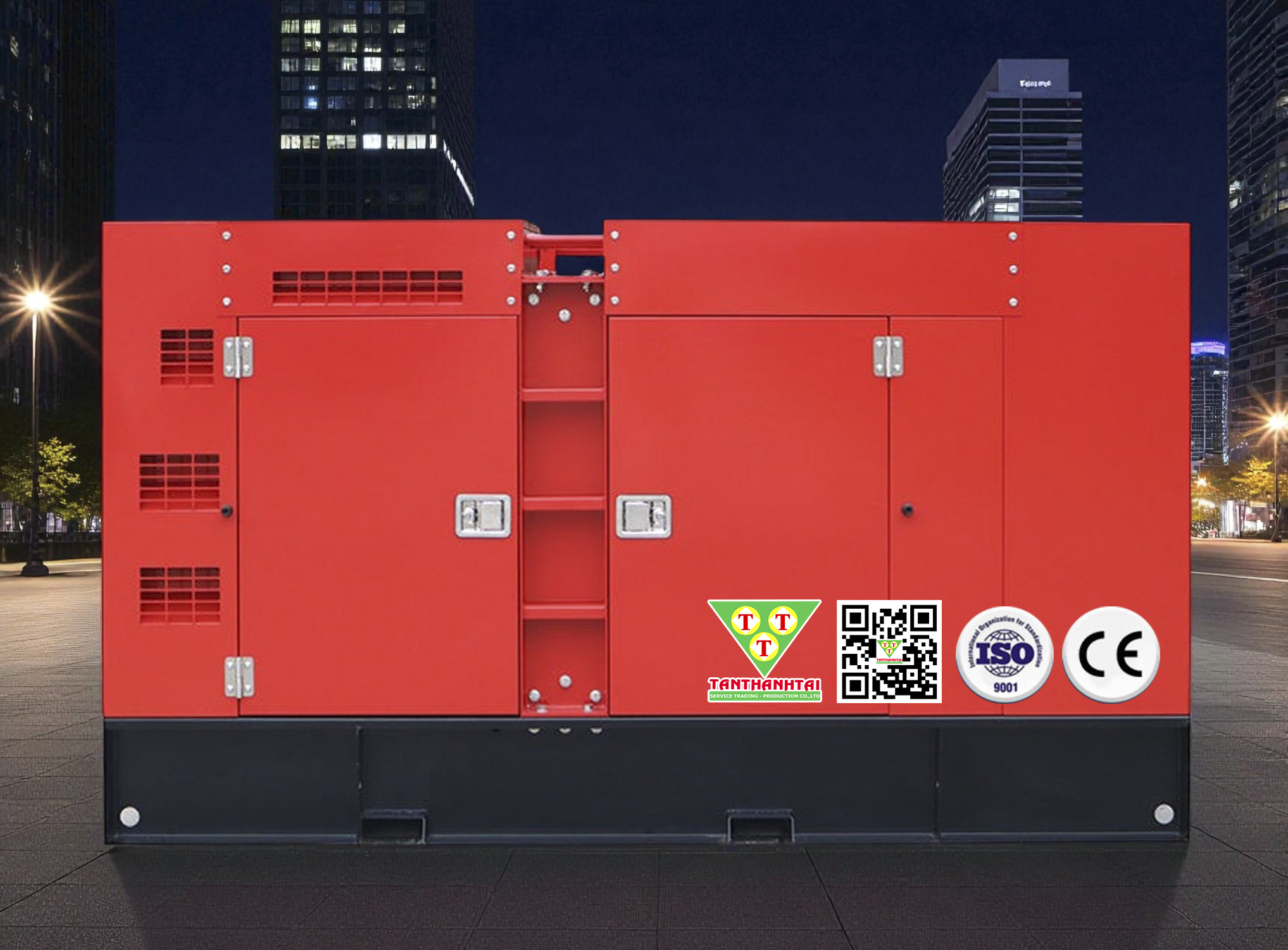 Máy phát điện 10kVA sử dụng động cơ KOMATSU - Nhập khẩu mới 100%