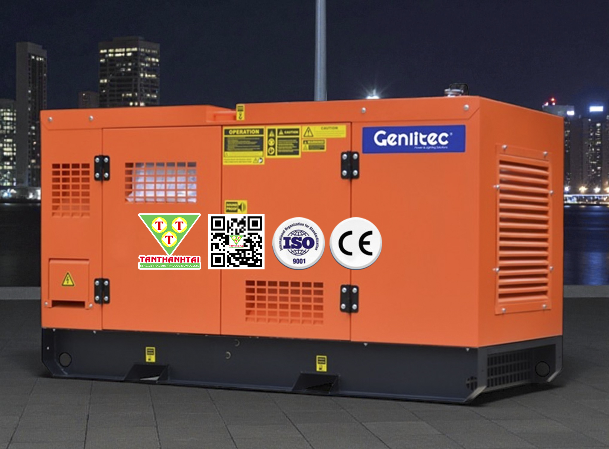 Máy phát điện 10kVA sử dụng động cơ KUBOTA - Nhập khẩu mới 100%