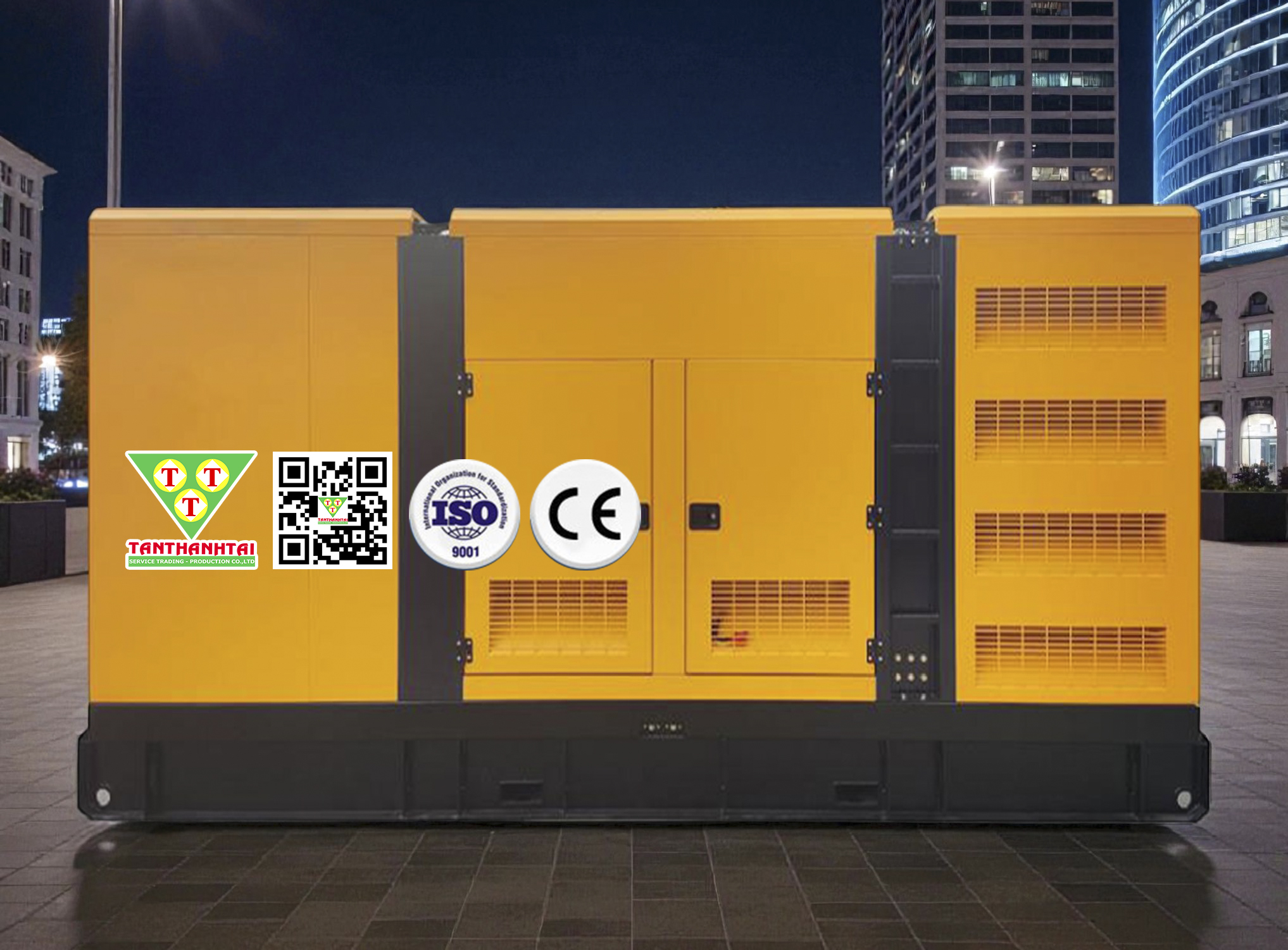 Máy phát điện 200kVA sử dụng động cơ FPT IVECO - Nhập khẩu mới 100%