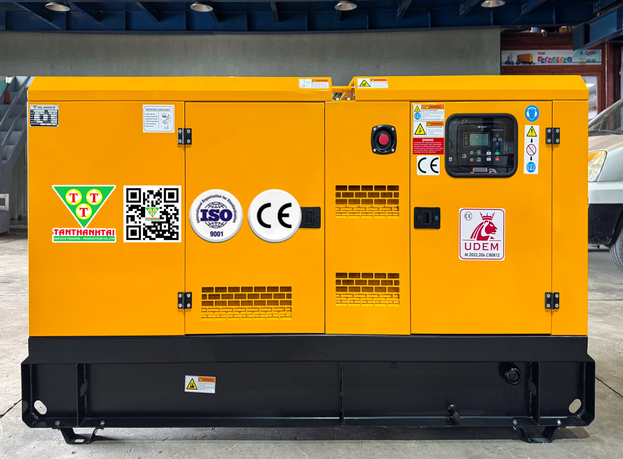 Máy phát điện 25kVA sử dụng động cơ ISUZU - Nhập khẩu mới 100%