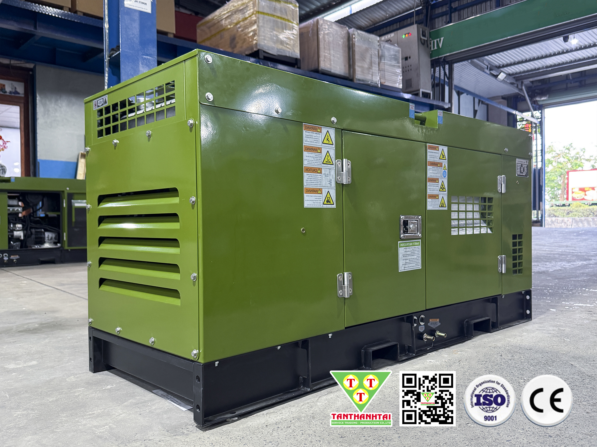 Máy phát điện 30kVA sử dụng động cơ ISUZU - Nhập khẩu mới 100%