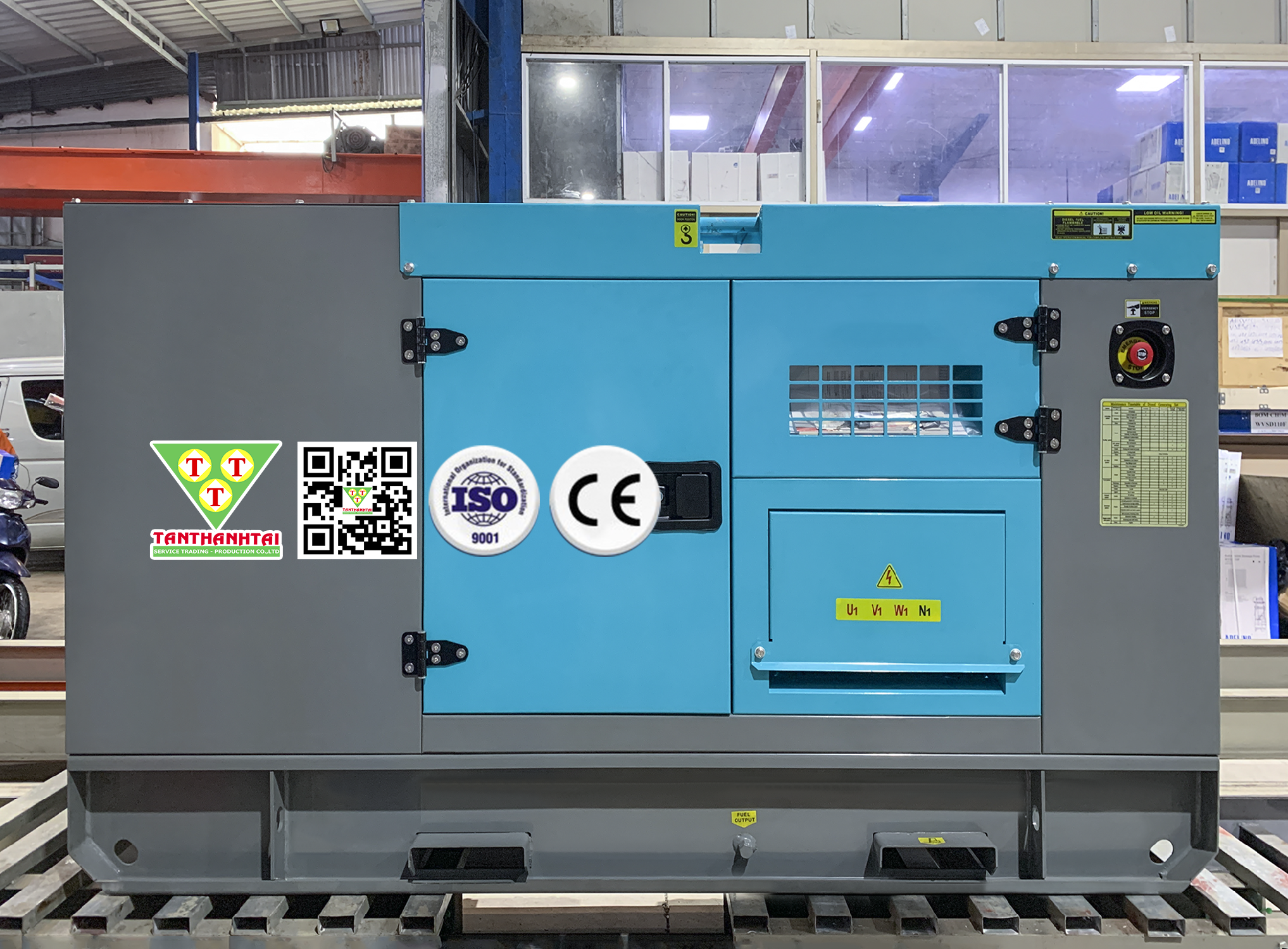 Máy phát điện 30kVA sử dụng động cơ YANMAR - Nhập khẩu mới 100% - Máy 2