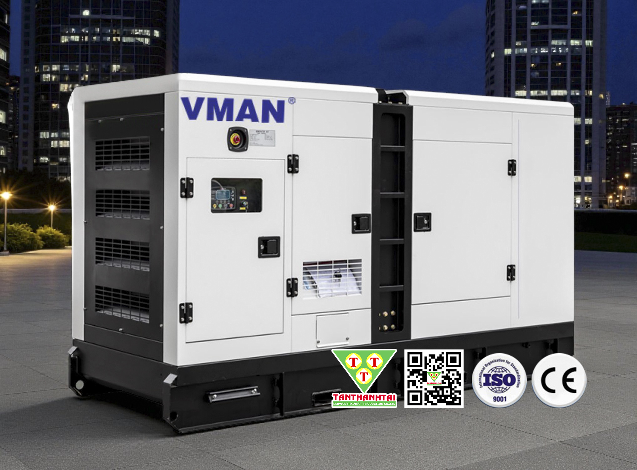 Máy phát điện 900kVA sử dụng động cơ VMAN - Nhập khẩu mới 100%