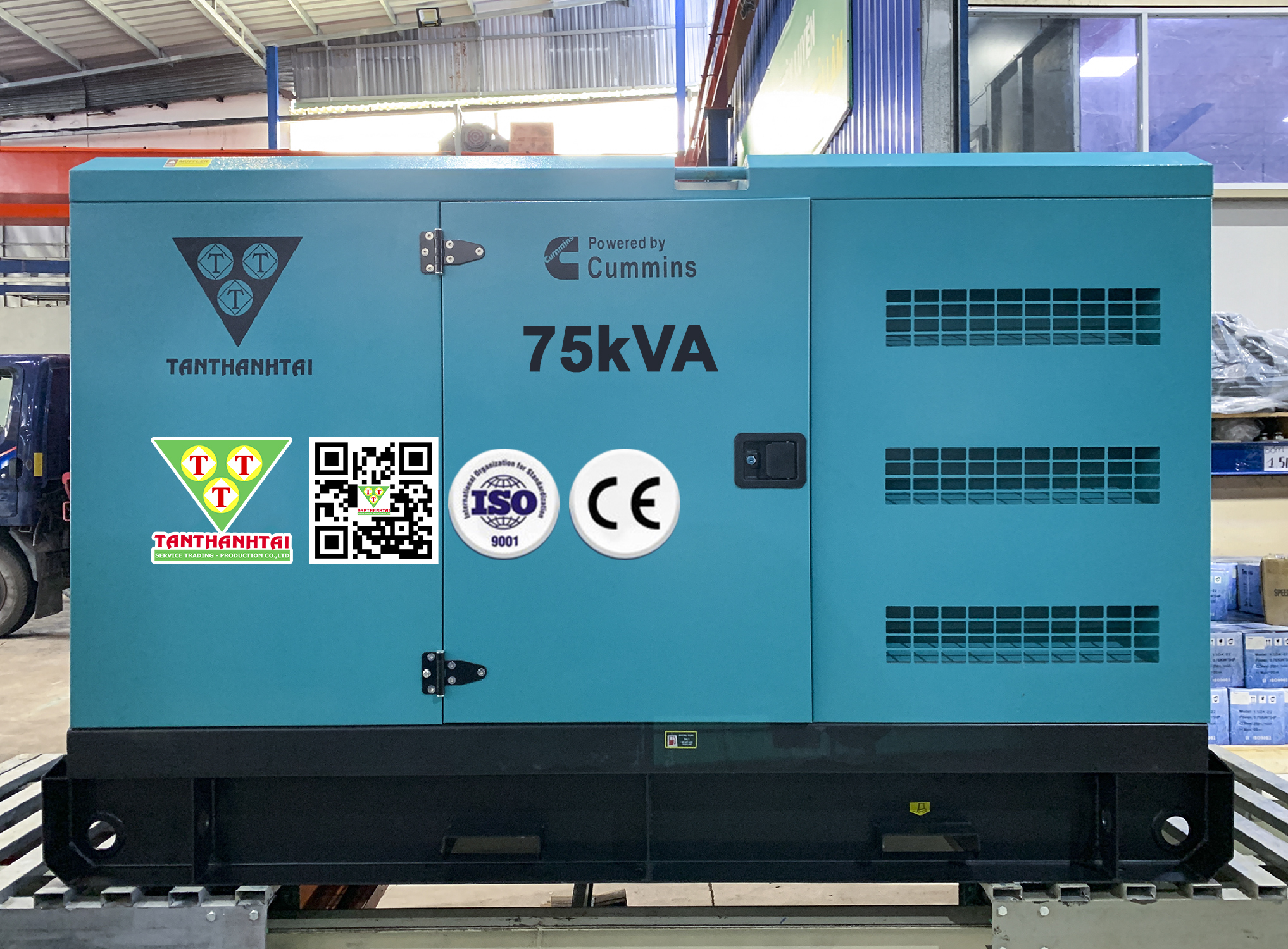 Máy phát điện CUMMINS 75KVA - Nhập khẩu mới 100%