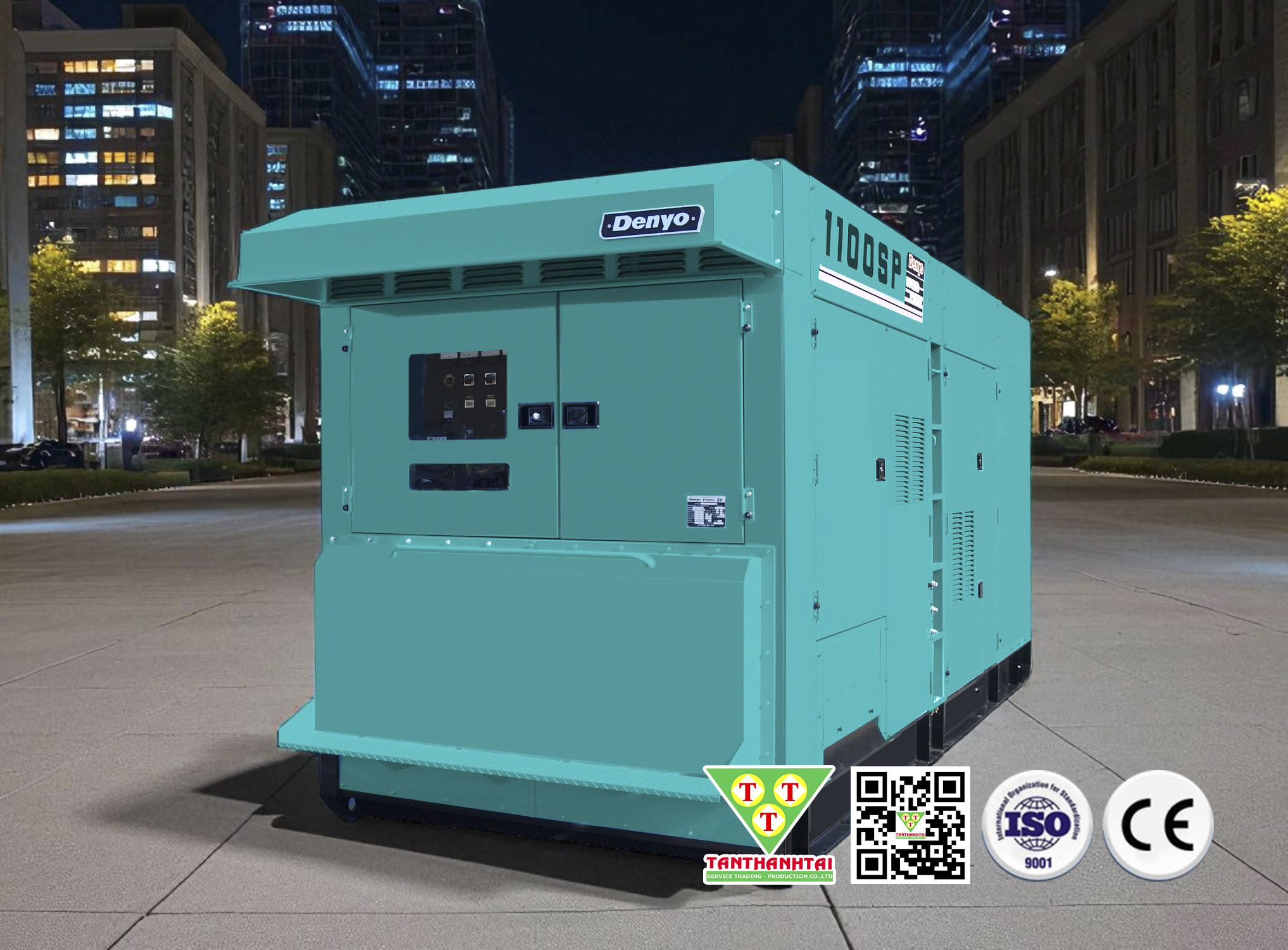 Máy phát điện DENYO 1000kVA - Nhập khẩu mới 100%