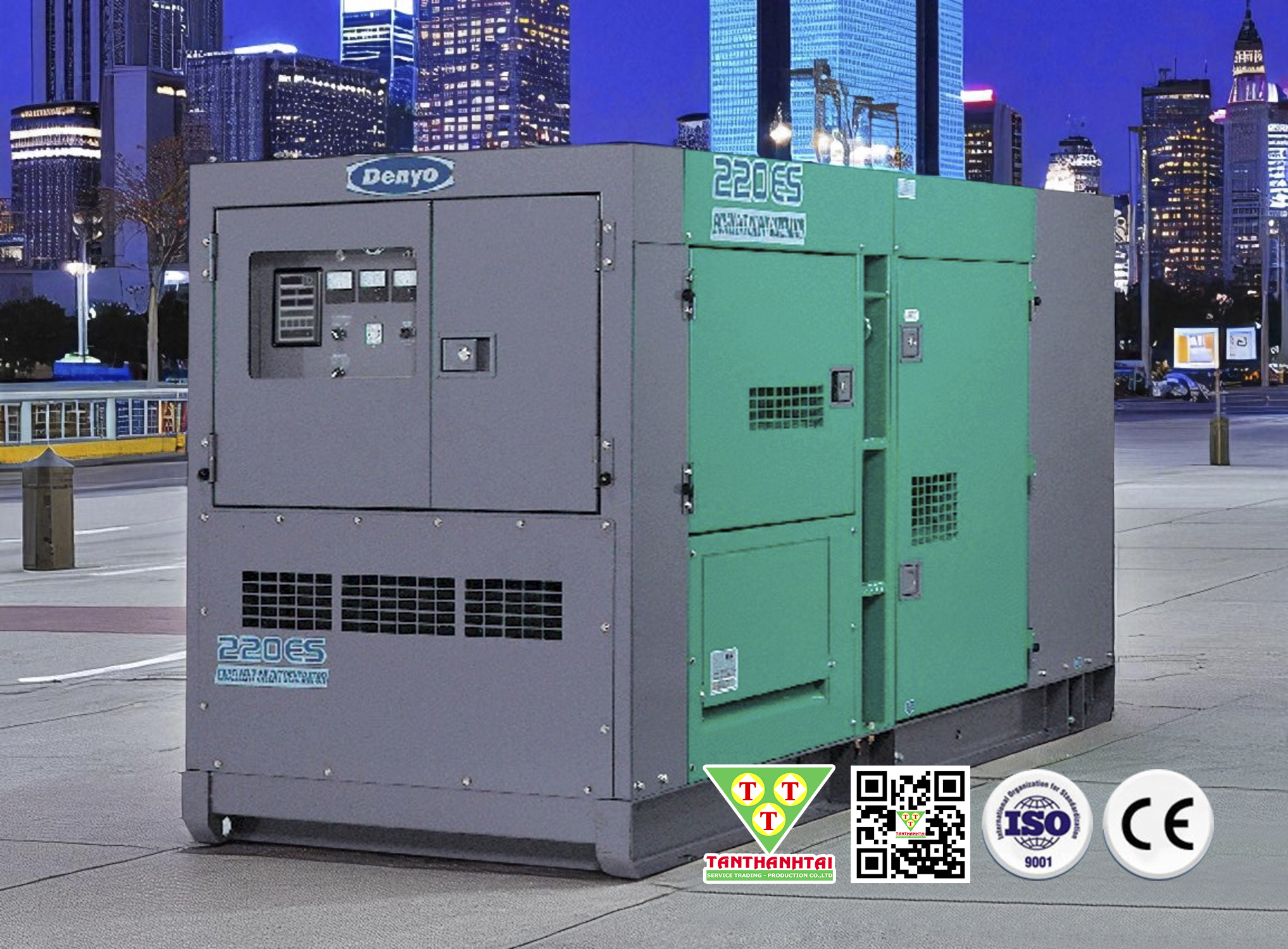 Máy phát điện DENYO 200kVA - Nhập khẩu mới 100%