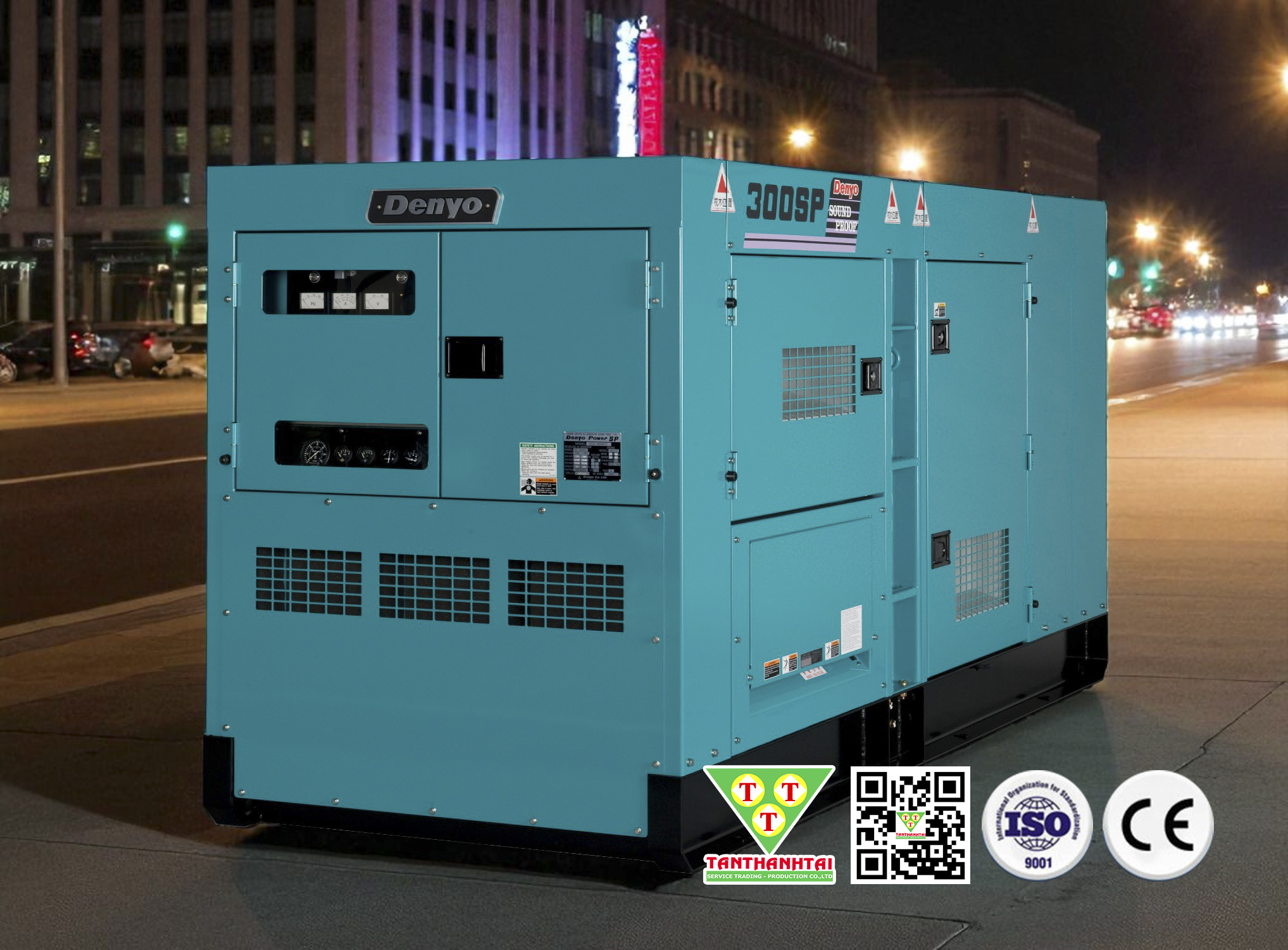 Máy phát điện DENYO 300kVA - Nhập khẩu mới 100%