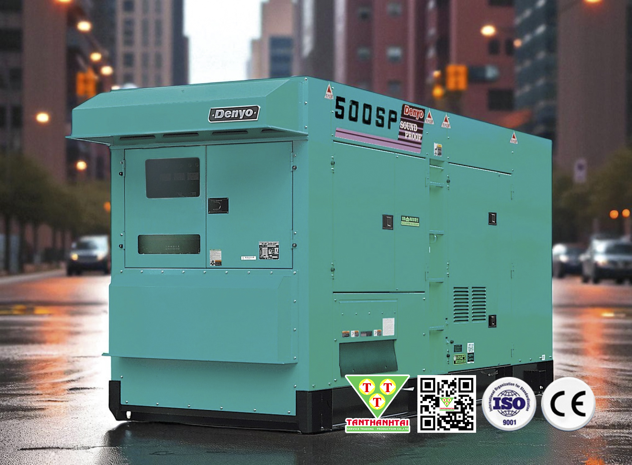 Máy phát điện DENYO 450kVA - Nhập khẩu mới 100%