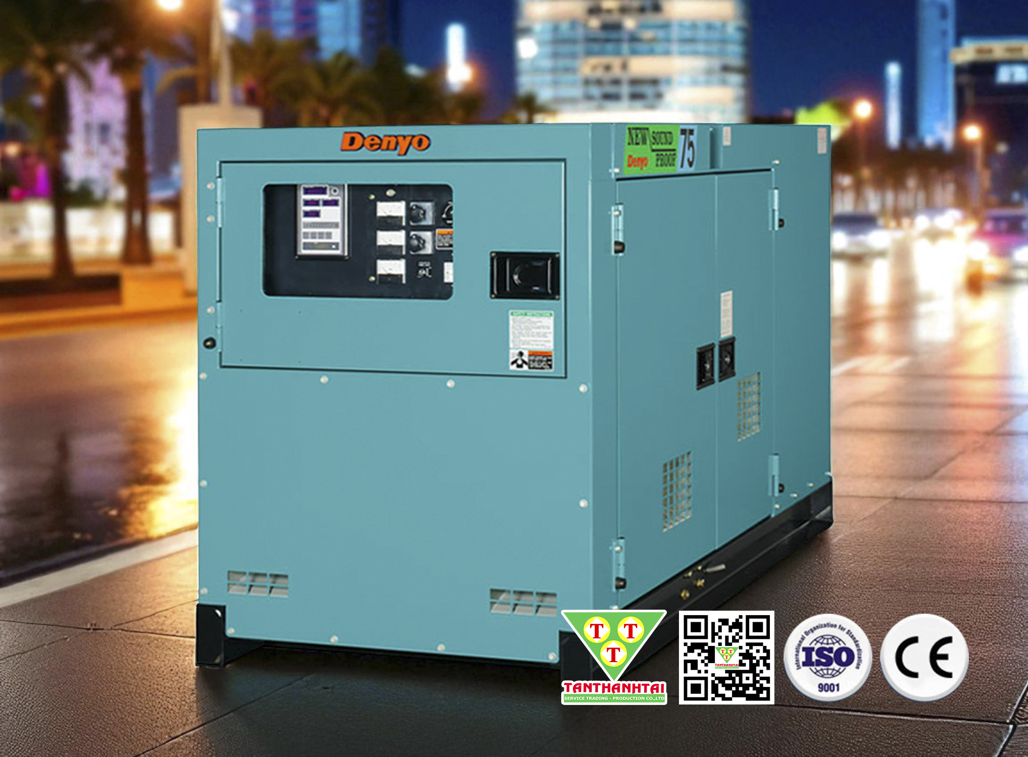 Máy phát điện DENYO 65kVA - Nhập khẩu mới 100%
