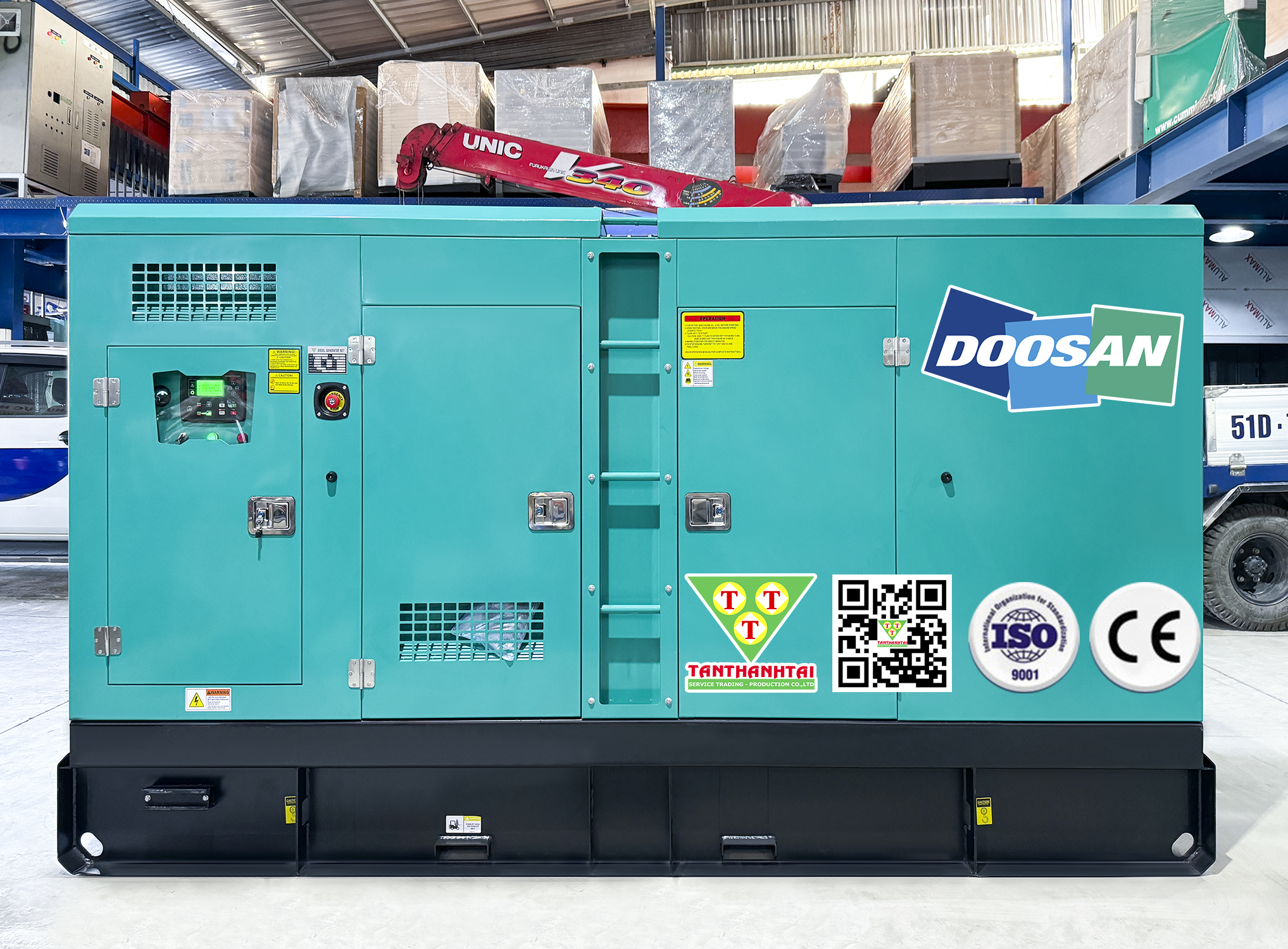 Máy phát điện DOOSAN 60kVA - Nhập khẩu mới 100%