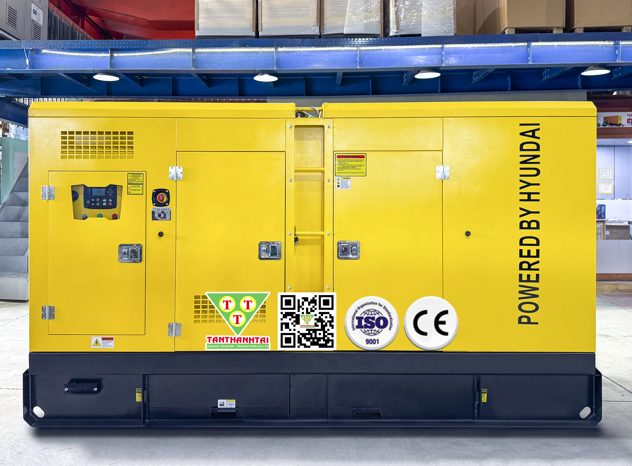 Máy phát điện HYUNDAI 66kVA - Nhập khẩu mới 100%