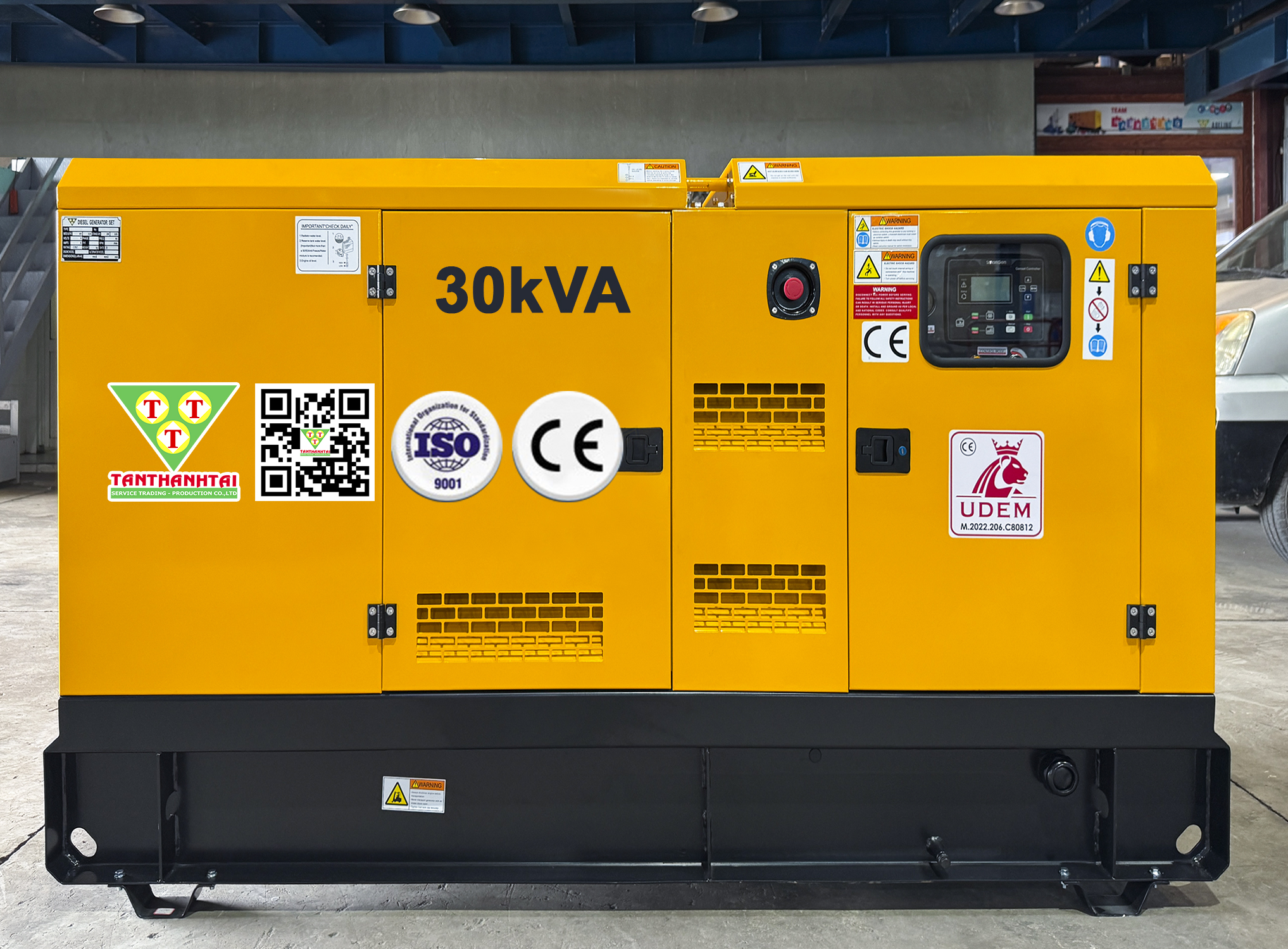 Máy phát điện ISUZU 30kVA - Nhập khẩu mới 100% 