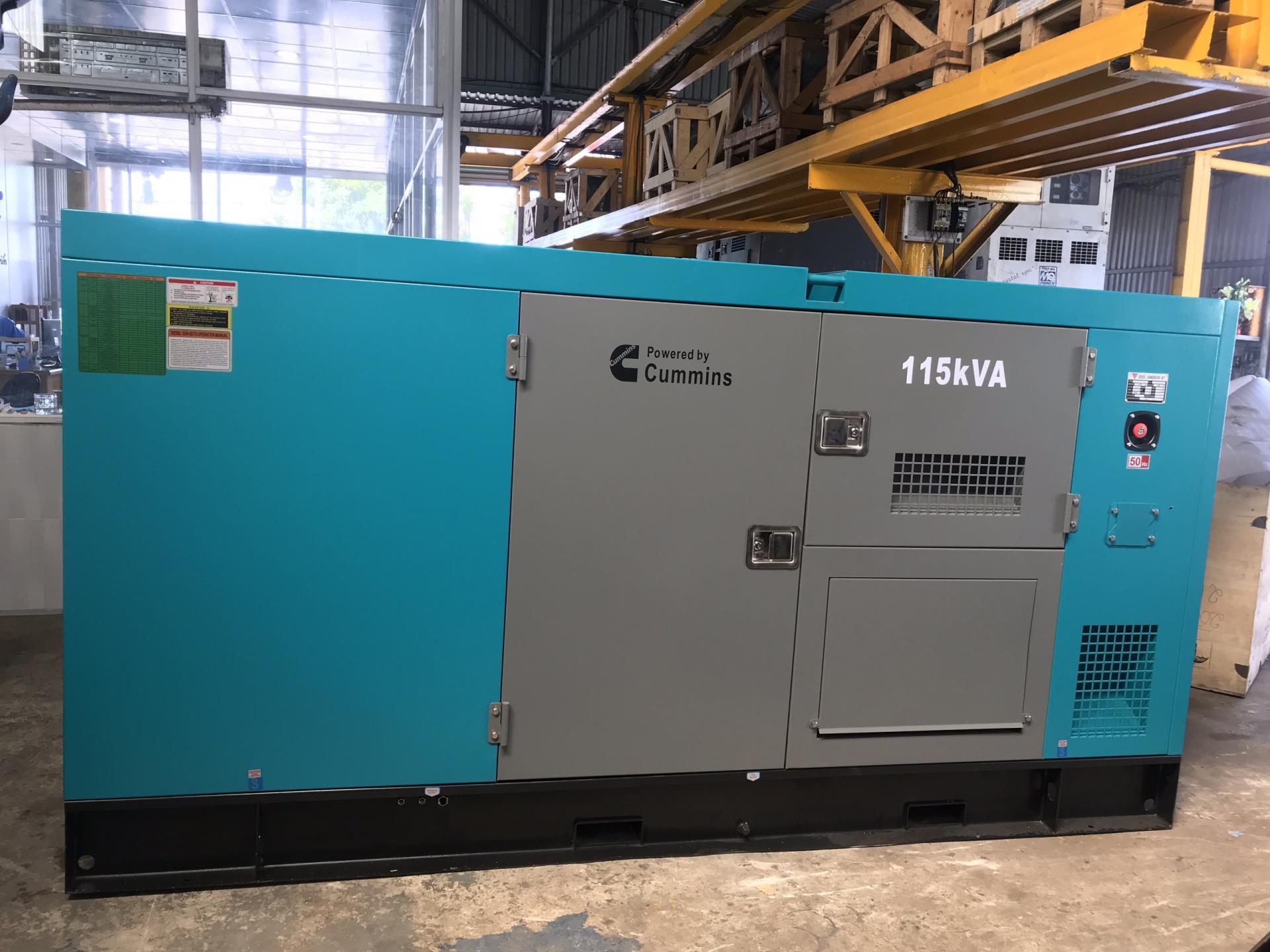 Máy phát điện mới Cummins 115KVA