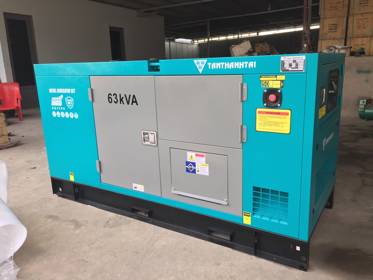 Máy phát điện mới YANMAR 63KVA