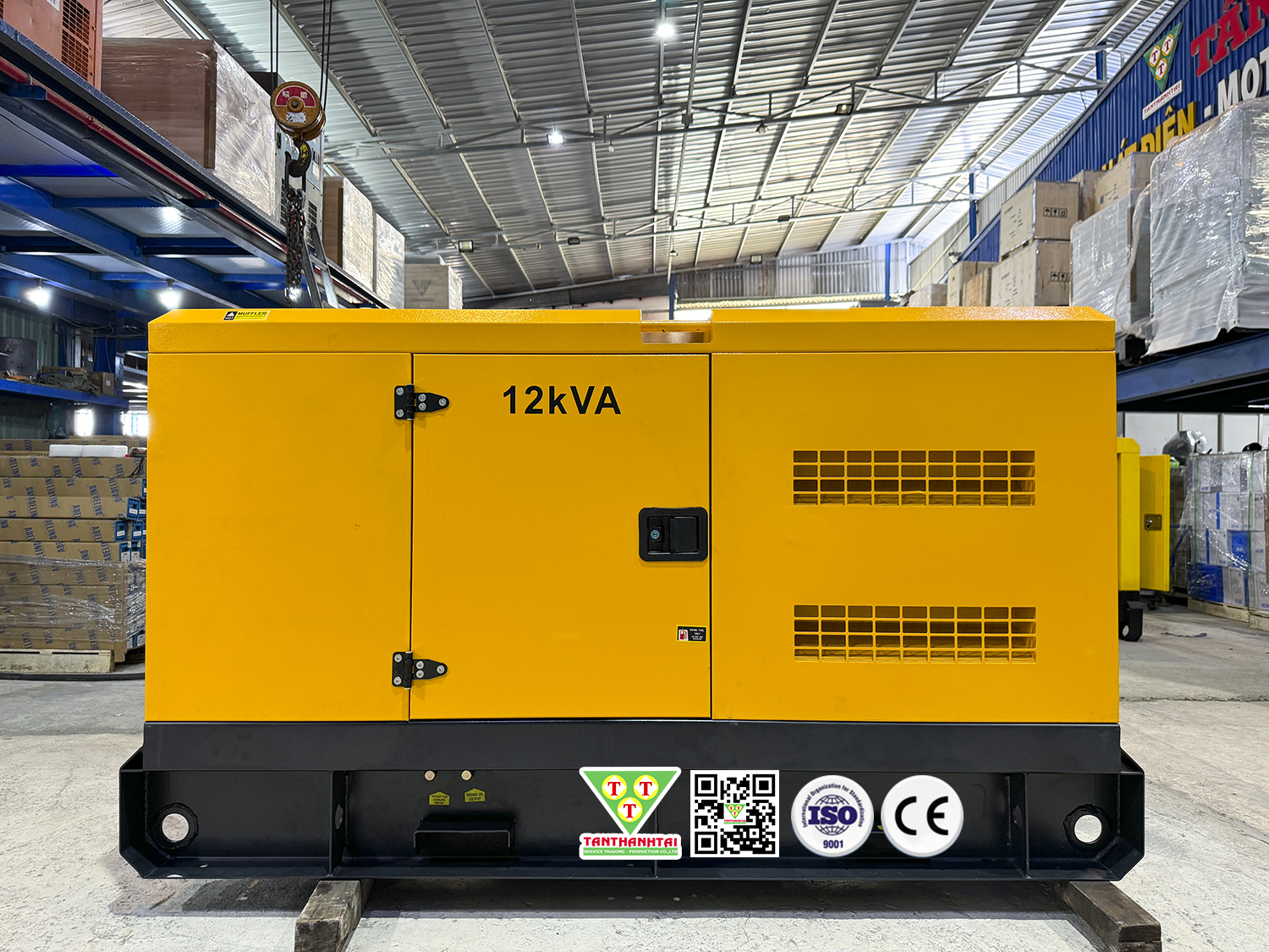 Máy phát điện sử dụng động cơ FAWDE 12KVA - Nhập khẩu mới 100% (Máy 2)