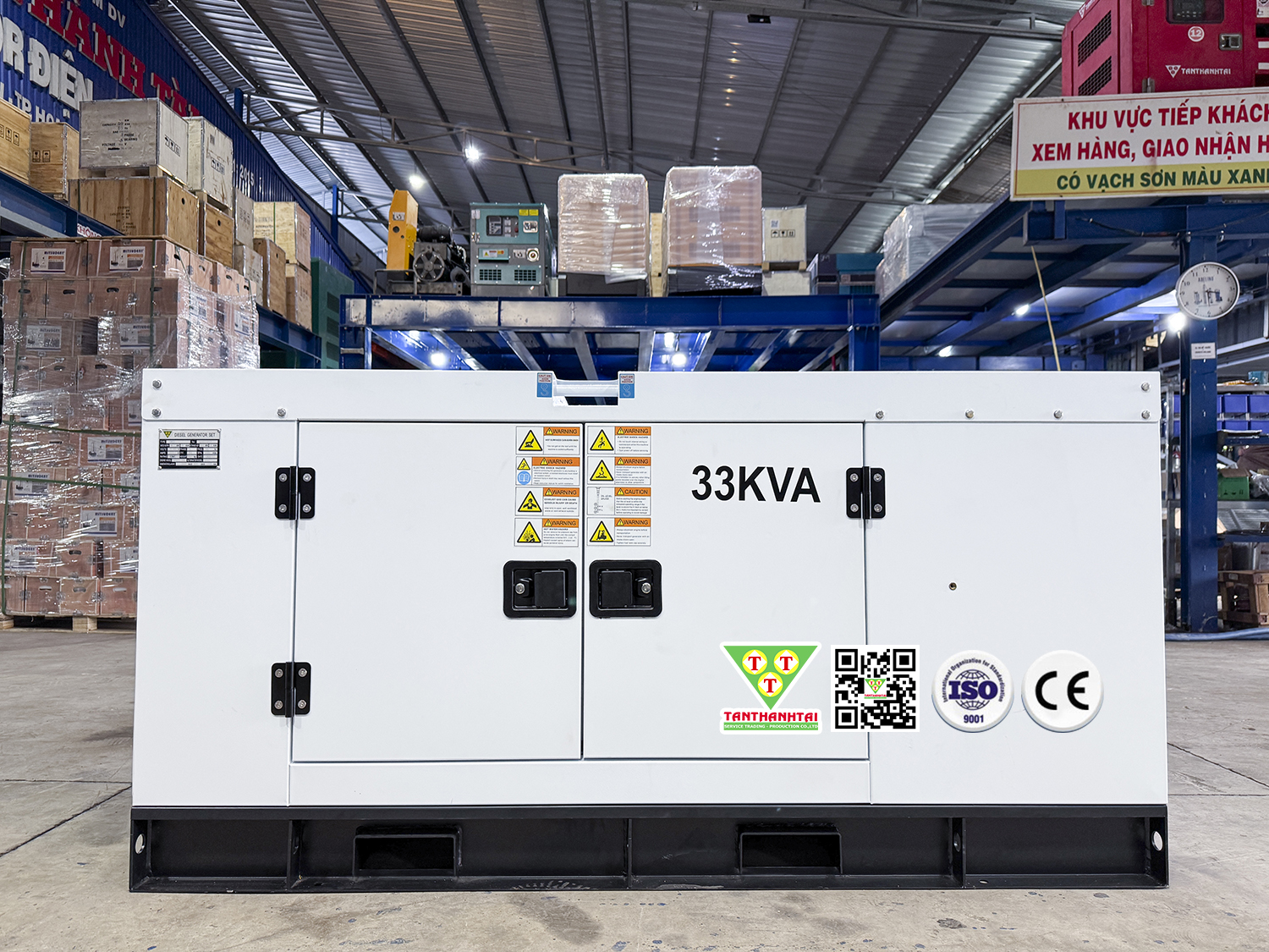 Máy phát điện sử dụng động cơ FAWDE 30KVA - Nhập khẩu mới 100% (Máy 2)