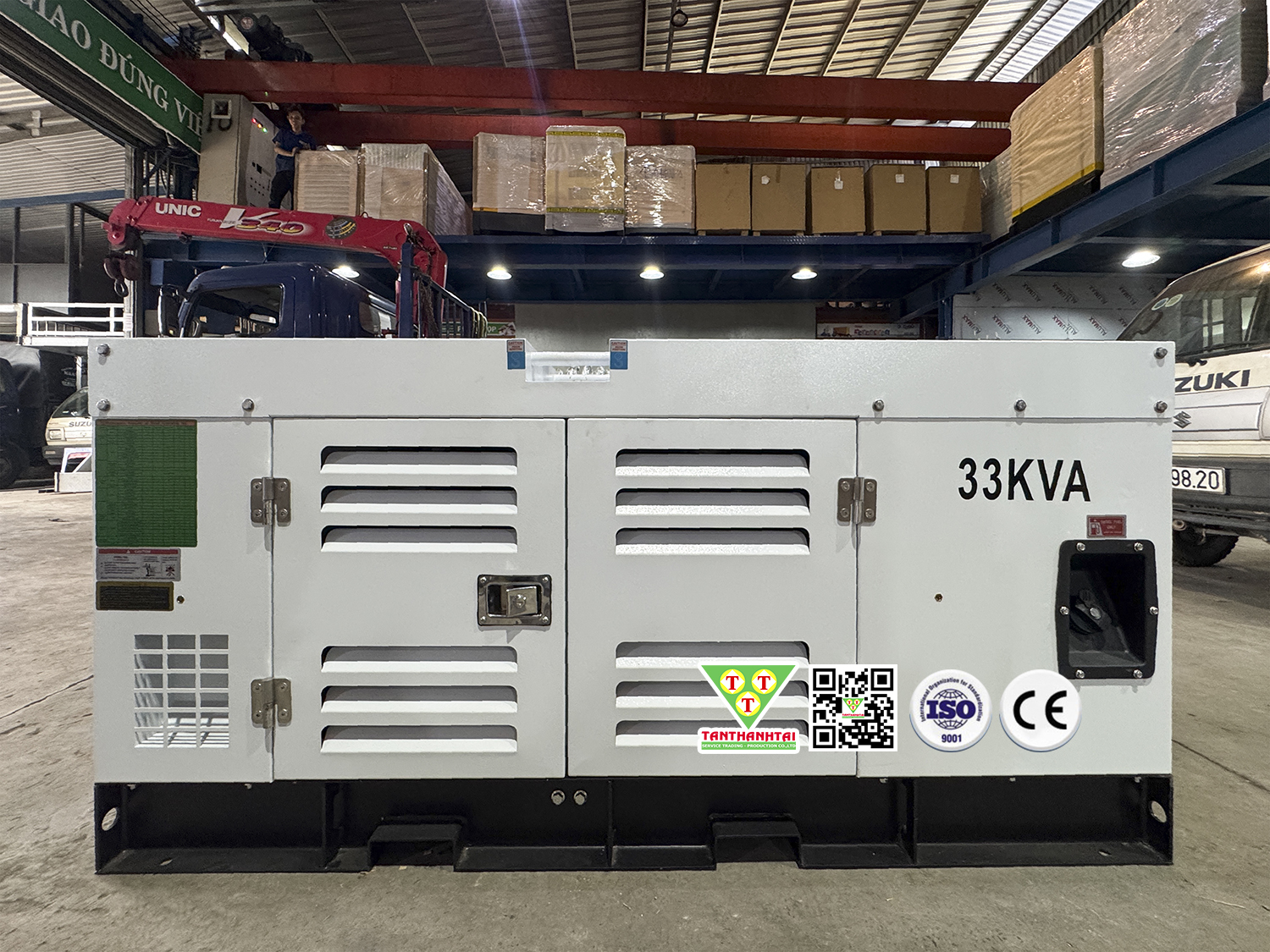 Máy phát điện sử dụng động cơ FAWDE 30KVA - Nhập khẩu mới 100% (Máy 3)