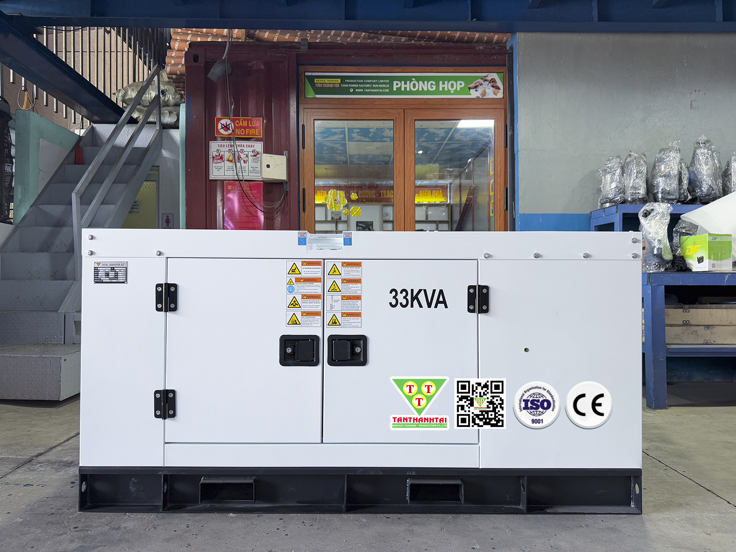 Máy phát điện sử dụng động cơ FAWDE 30KVA - Nhập khẩu mới 100% (Máy 4)