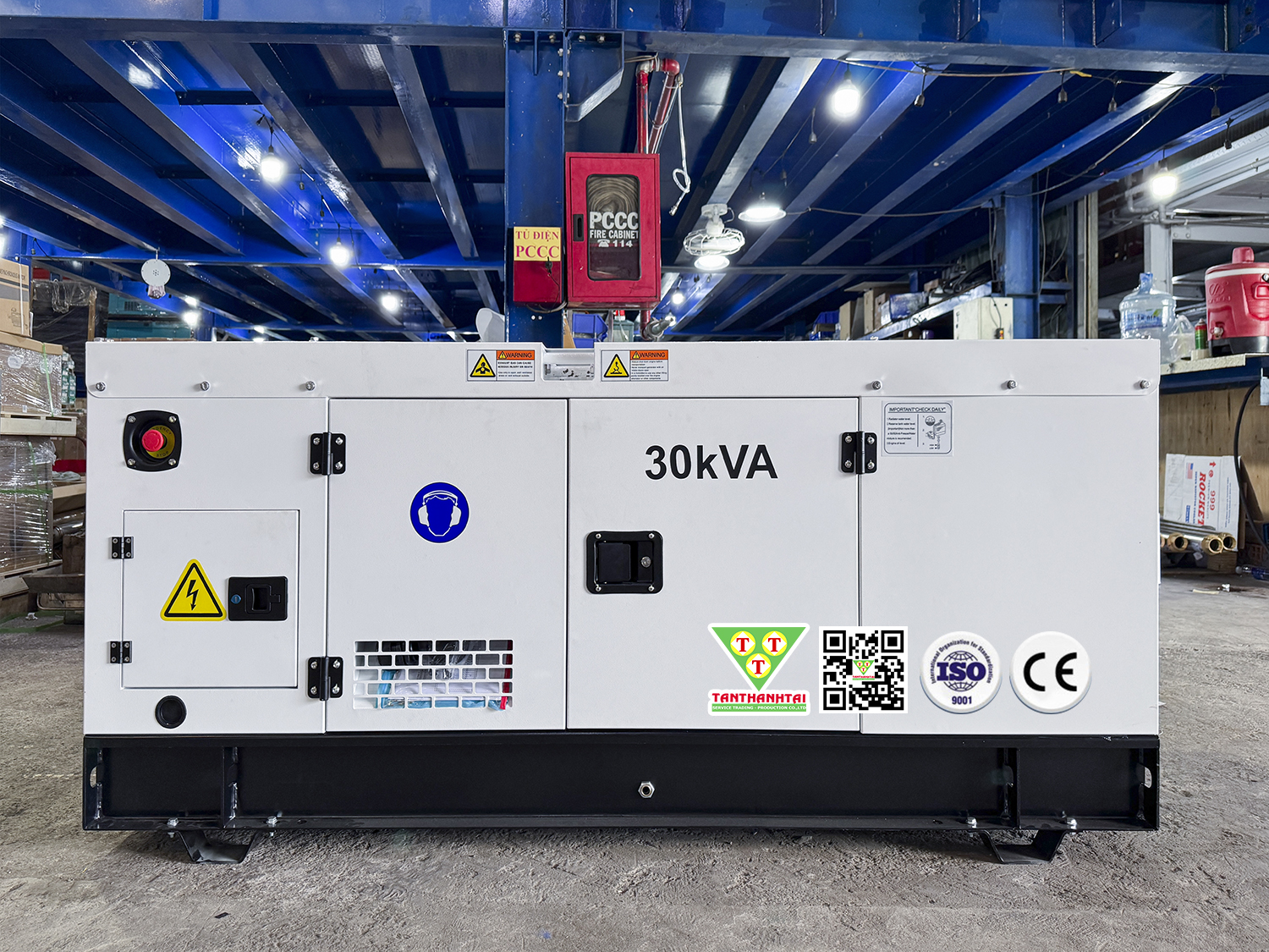 Máy phát điện sử dụng động cơ FAWDE 30KVA - Nhập khẩu mới 100% (Máy 5)