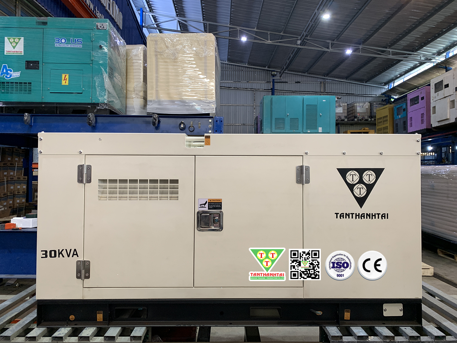 Máy phát điện sử dụng động cơ FAWDE 30KVA - Nhập khẩu mới 100% (Máy 6)