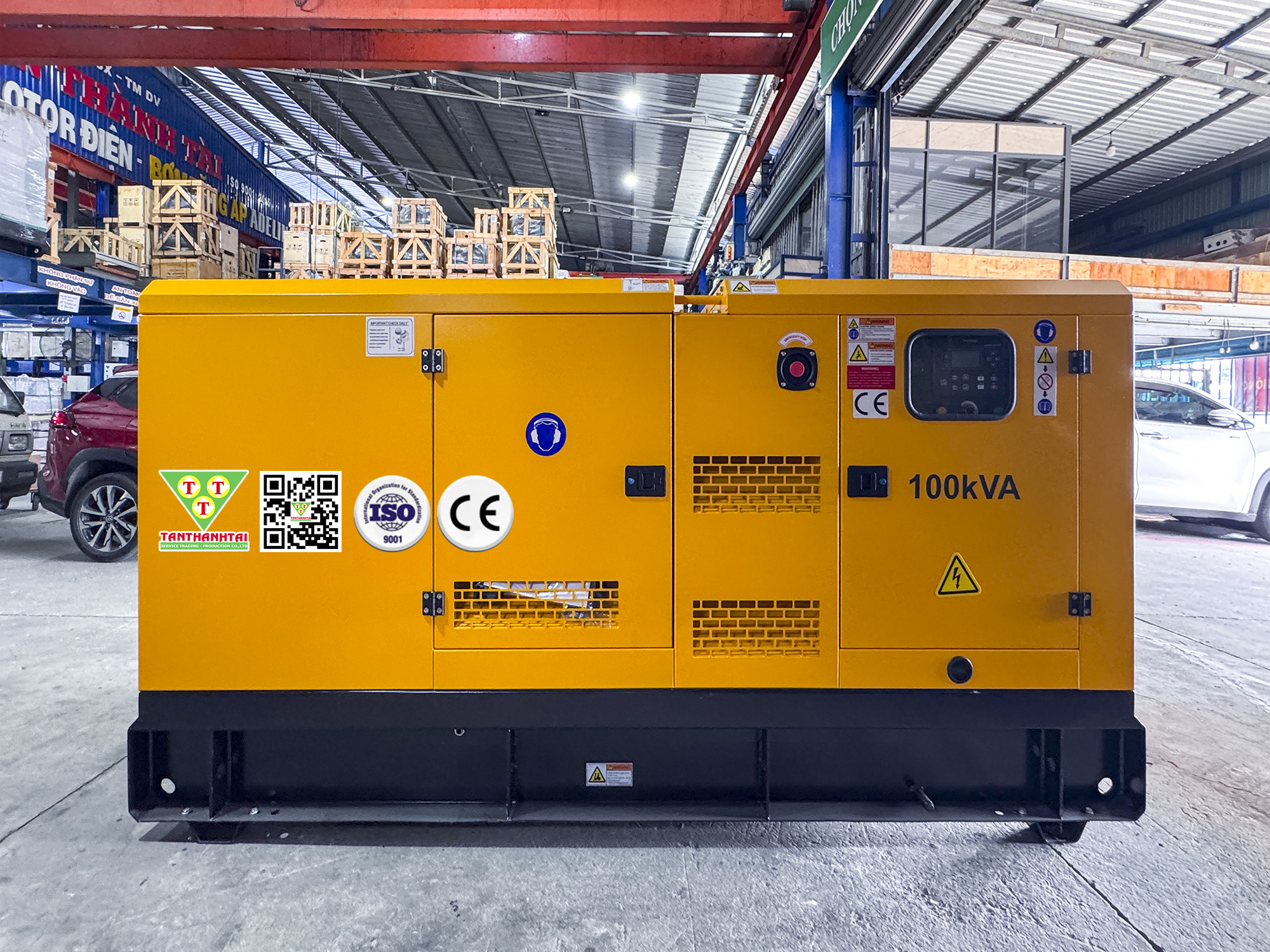 Máy phát điện Tân Thành Tài 100kVA sử dụng động cơ AOLING - Nhập khẩu mới 100%  (New)