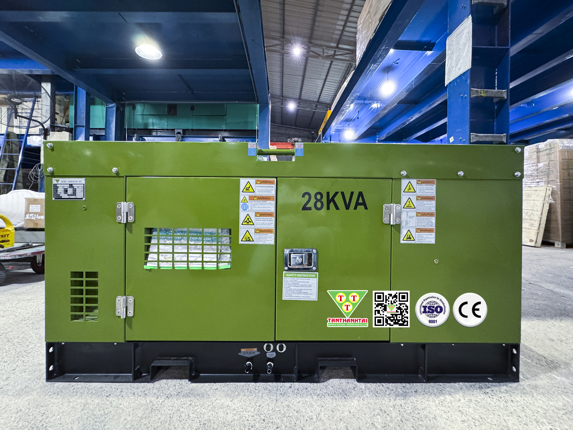 Máy phát điện Tân Thành Tài 25kVA sử dụng động cơ AOLING - Nhập khẩu mới 100% (New 3)