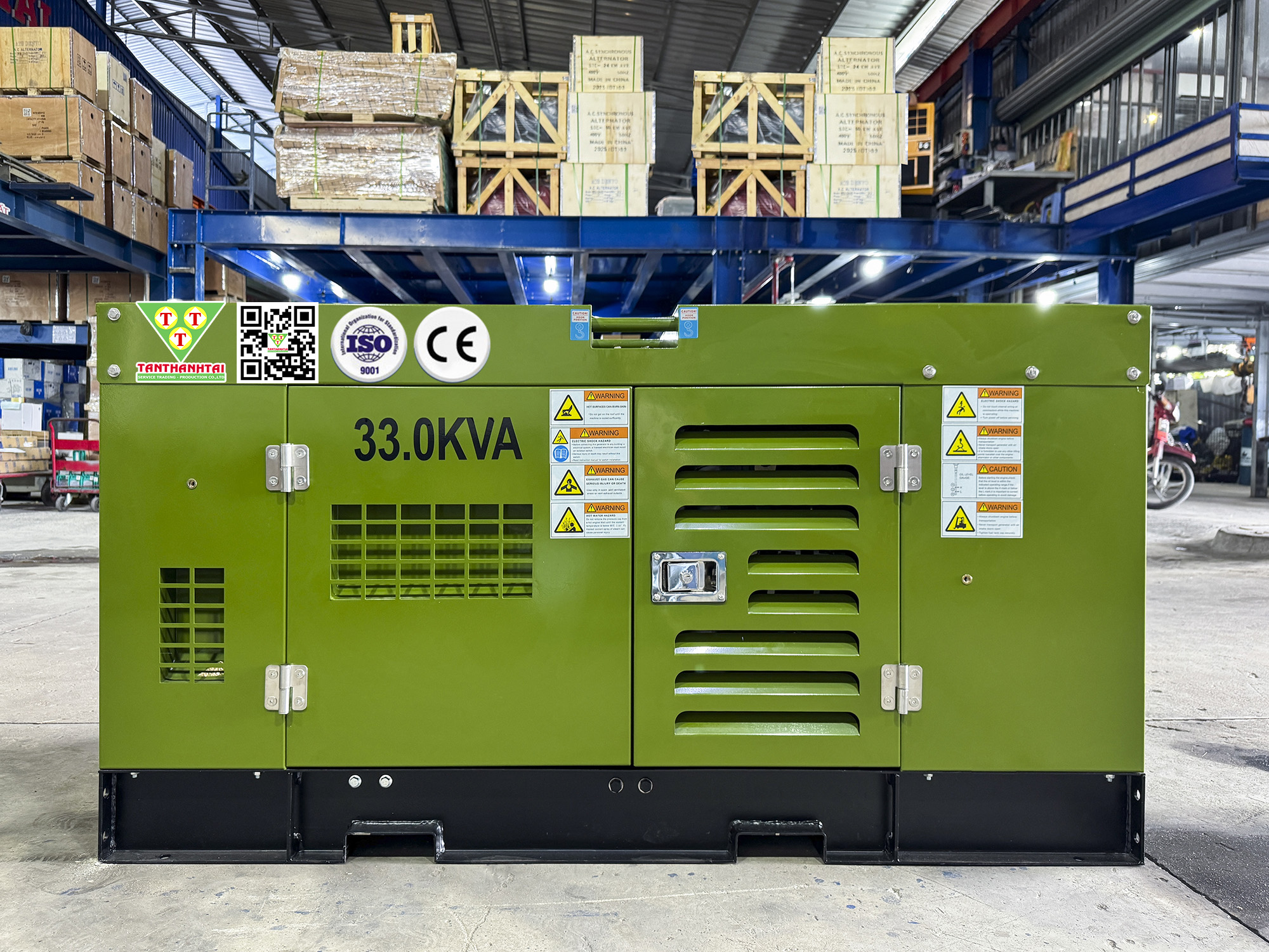 Máy phát điện Tân Thành Tài 30kVA sử dụng động cơ AOLING - Nhập khẩu mới 100% (New 2)