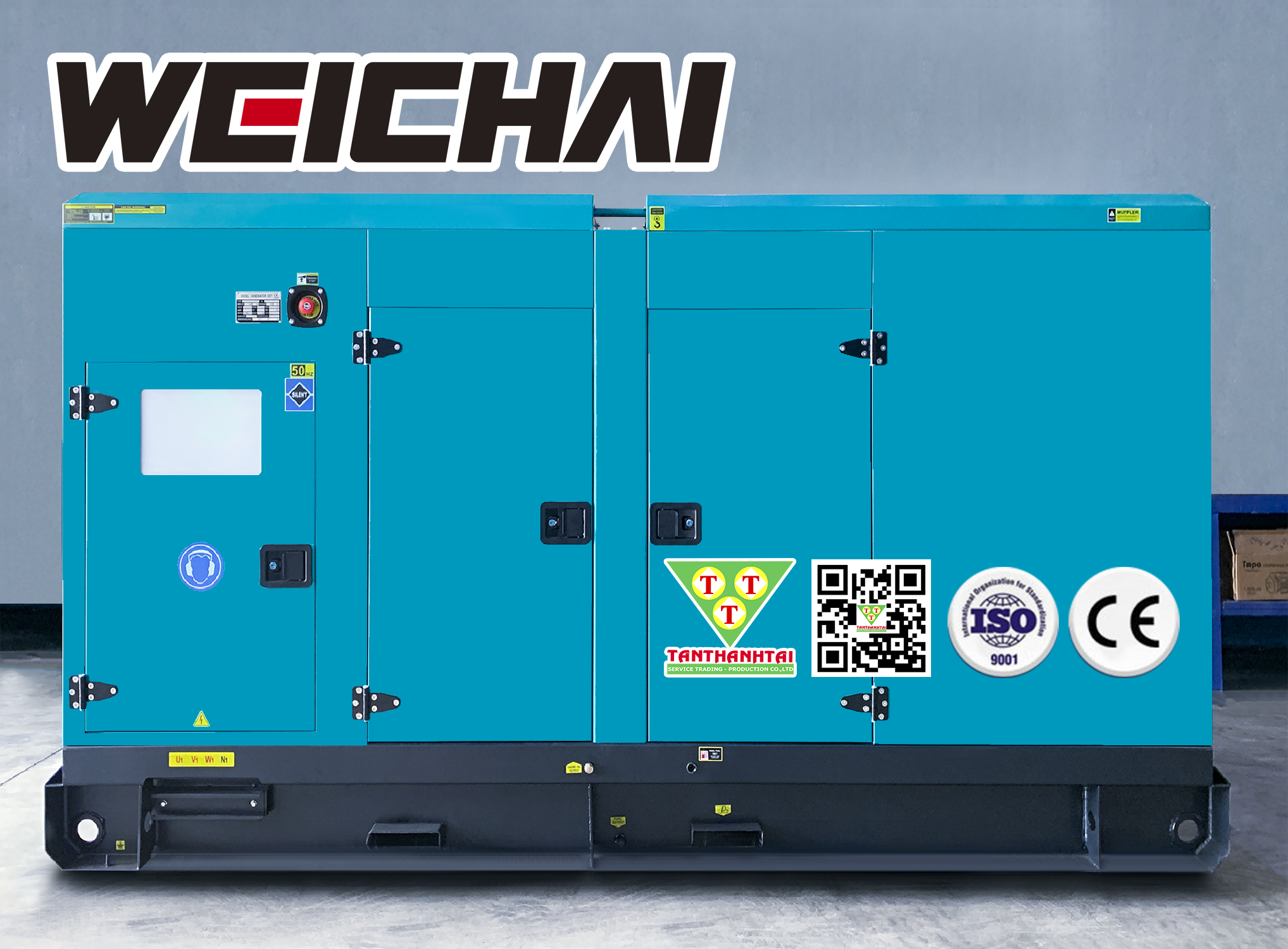 Máy phát điện WEICHAI 1125kVA - Nhập khẩu mới 100%