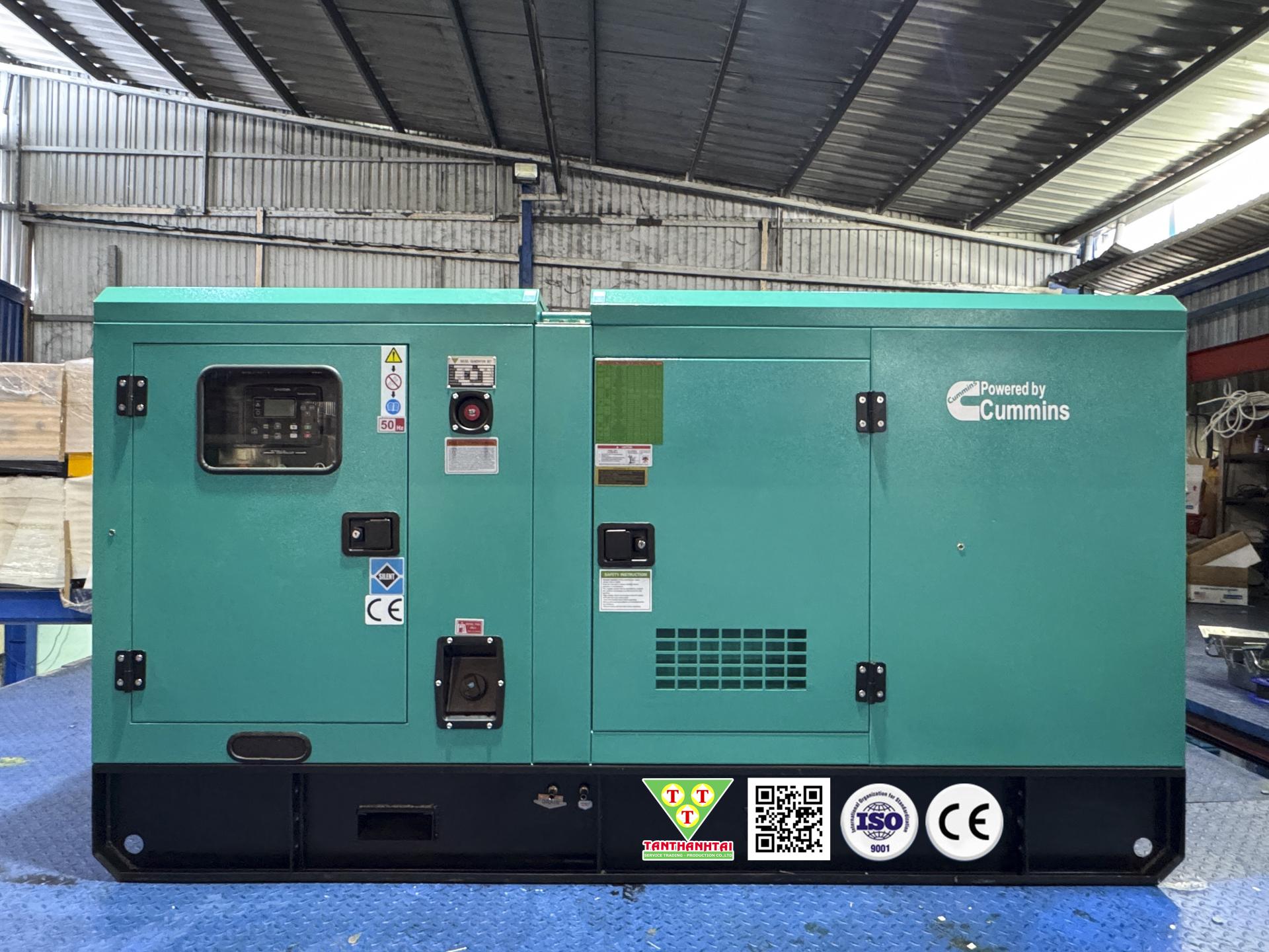 Tổ máy phát điện sử dụng động cơ CUMMINS 100KVA - Nhập khẩu mới 100% (Máy 2)