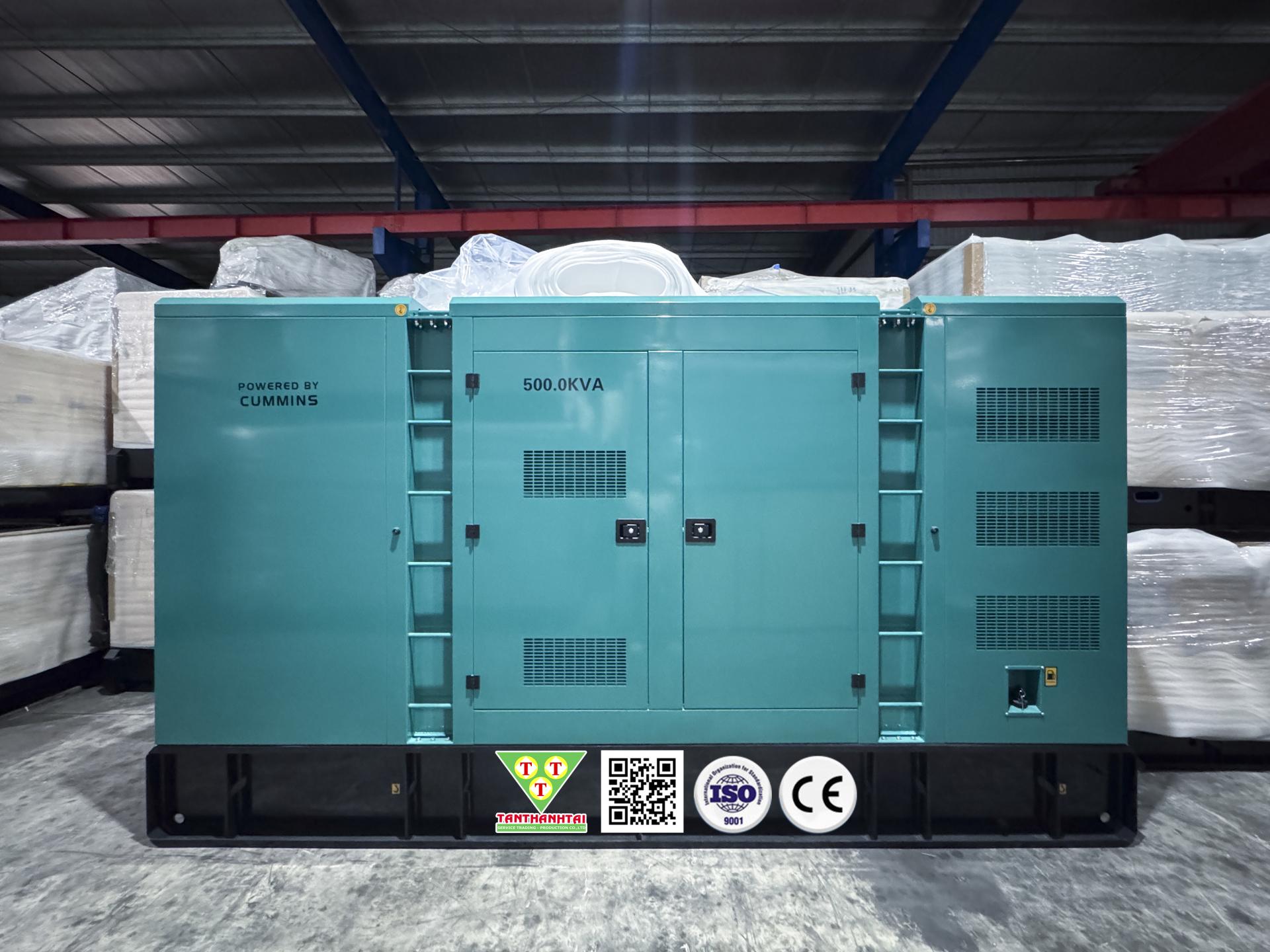Tổ máy phát điện sử dụng động cơ CUMMINS 500KVA - Nhập khẩu mới 100% 