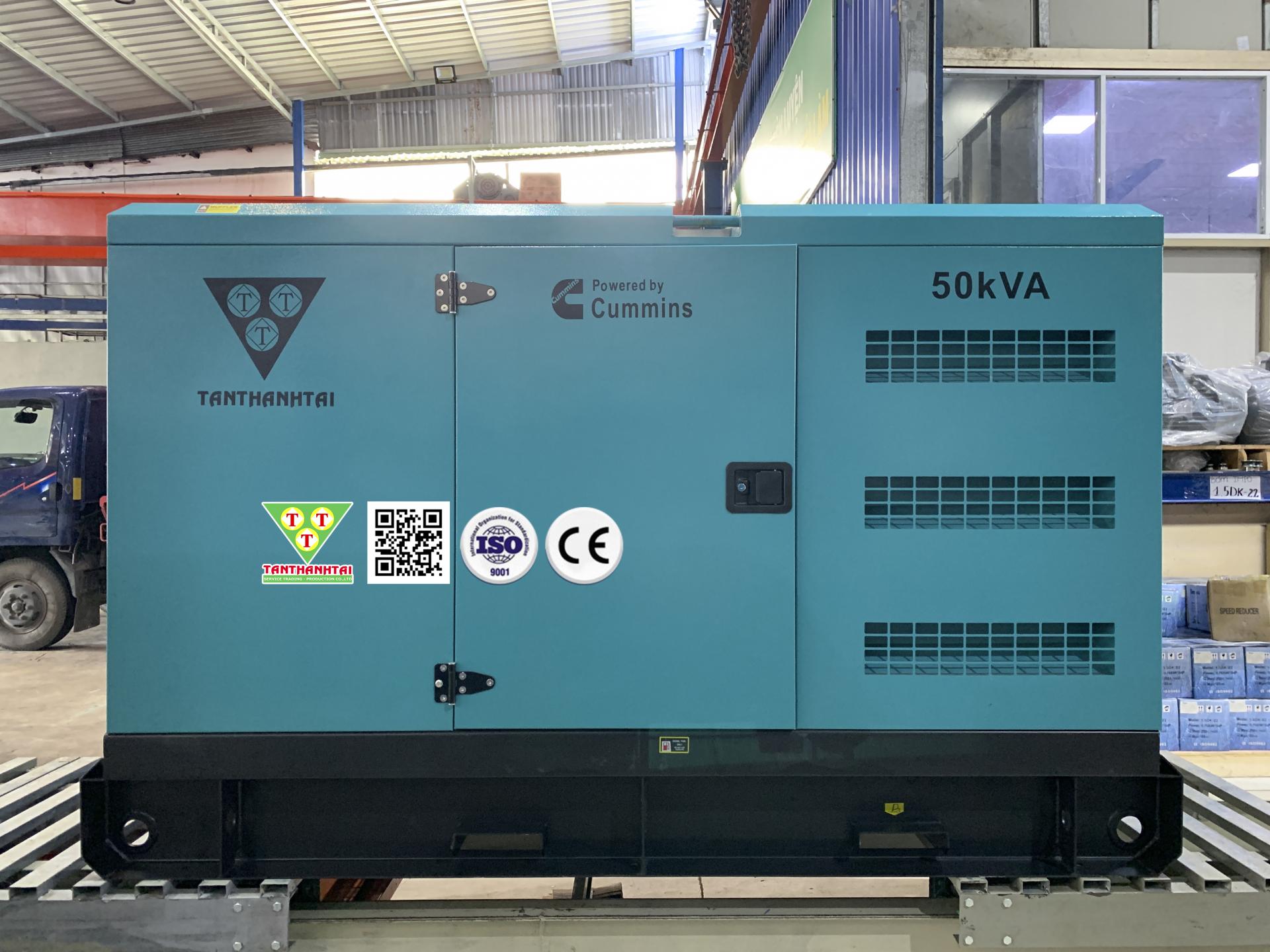 Tổ máy phát điện sử dụng động cơ CUMMINS 50KVA - Nhập khẩu mới 100% (Máy 3)